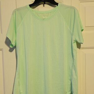 Tek Gear Performance Core Crewneck Tee, Glaze Green, Large